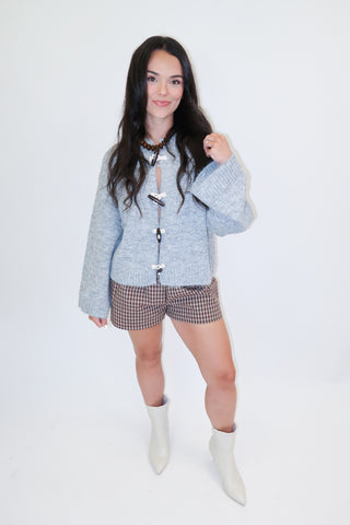 Cabin Plans Toggle Cardigan - The Pink Tulip Clothing