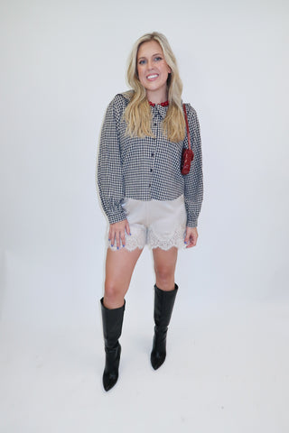 Check It Out Ruffle Top