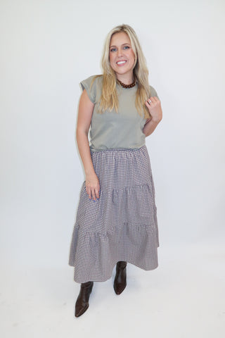 Easy Going Acid Wash Tee - The Pink Tulip Clothing