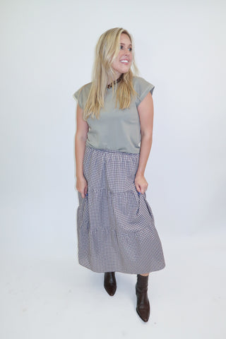 Easy Going Acid Wash Tee - The Pink Tulip Clothing