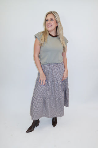 Easy Going Acid Wash Tee - The Pink Tulip Clothing