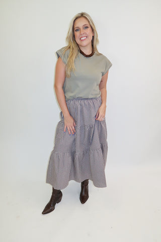 Easy Going Acid Wash Tee - The Pink Tulip Clothing