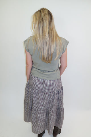 Easy Going Acid Wash Tee - The Pink Tulip Clothing