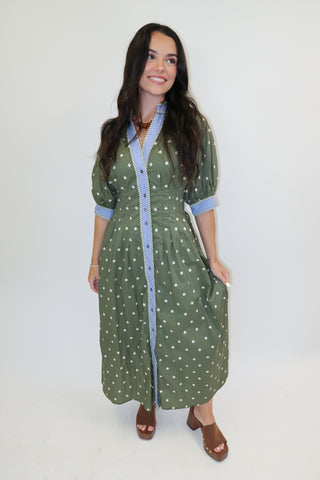 Mix It Up Print Midi Dress