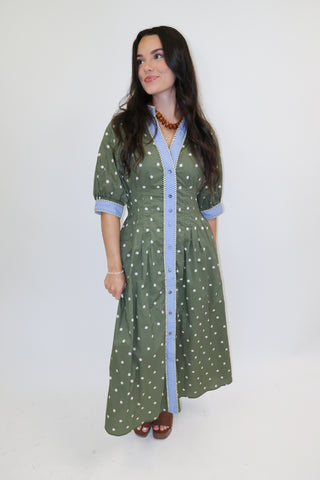 Mix It Up Print Midi Dress