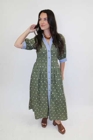 Mix It Up Print Midi Dress