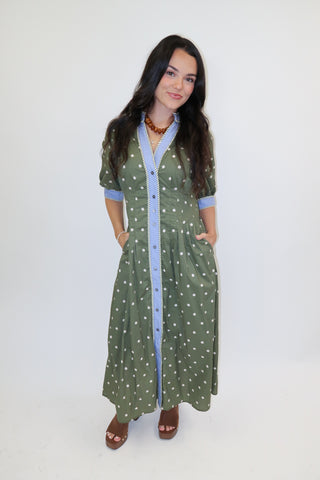 Mix It Up Print Midi Dress