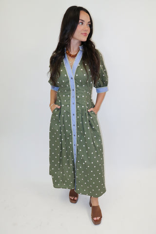 Mix It Up Print Midi Dress