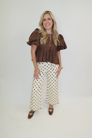 Well Played Button Front Top