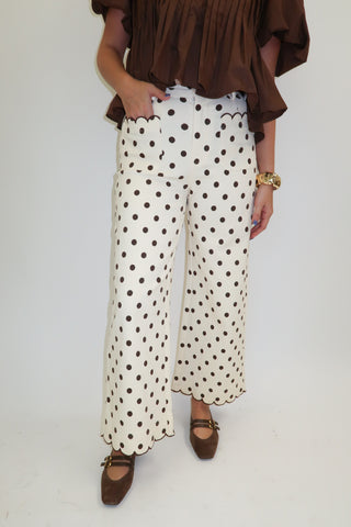 Point Taken Polka Dot Pants