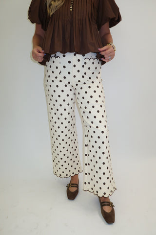 Point Taken Polka Dot Pants