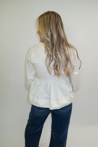 Consider It Done Puff Sleeve Top