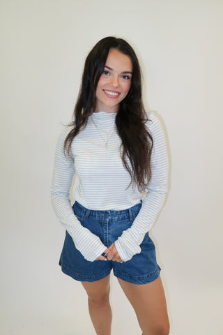 Line By Line Stripe Top