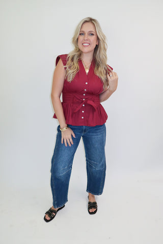 All Tied Up Sleeveless Top