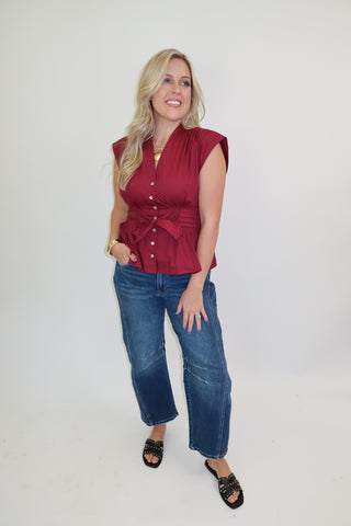 All Tied Up Sleeveless Top