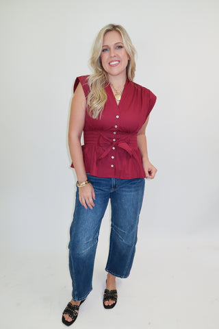 All Tied Up Sleeveless Top
