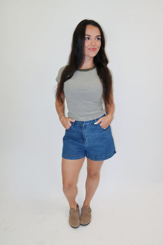 Harbor Stripe Baby Tee