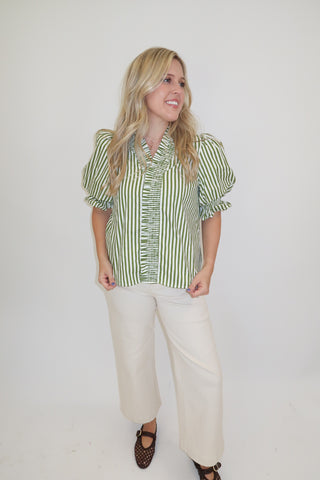 Read Between The Lines Stripe Top