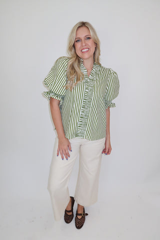 Read Between The Lines Stripe Top