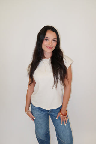 Easy Going Acid Wash Tee