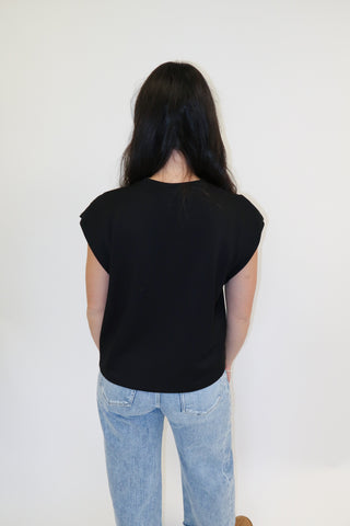 Keep It Moving Ribbed Cap Sleeve Knit Top