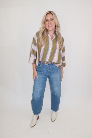 Mixed Company Stripe Shirt