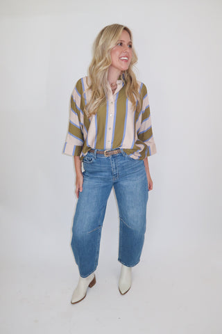 Mixed Company Stripe Shirt