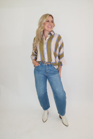 Mixed Company Stripe Shirt
