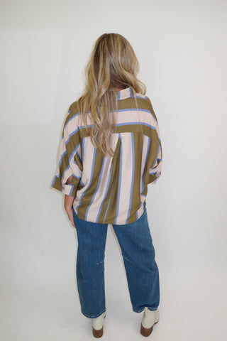 Mixed Company Stripe Shirt