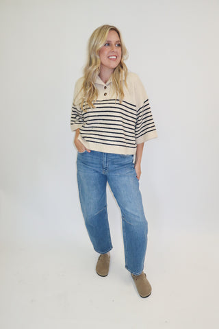 Worth Repeating Henley Sweater