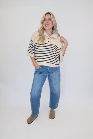 Worth Repeating Henley Sweater