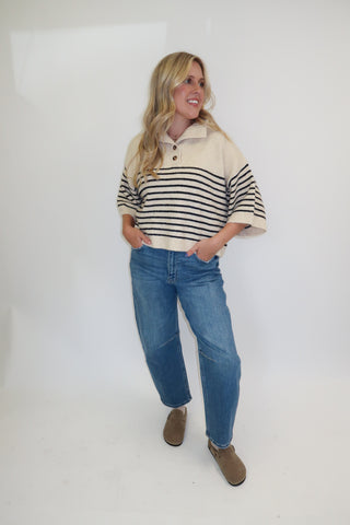 Worth Repeating Henley Sweater