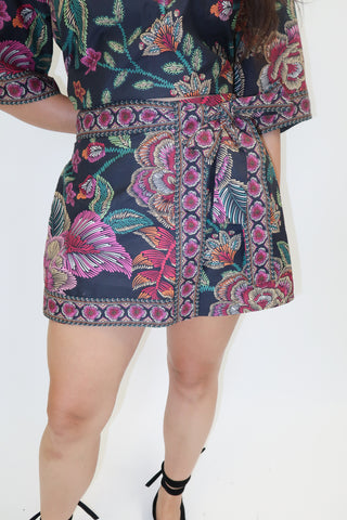 Picked For You Floral Skort