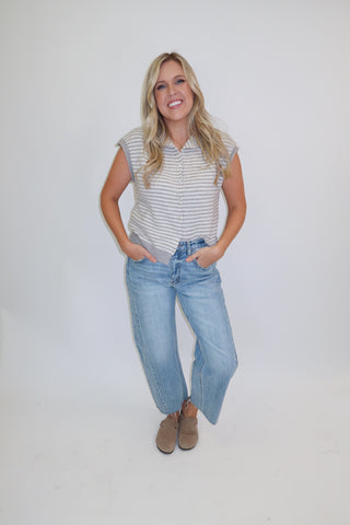 Just Because Stripe Sweater Vest