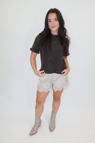 A Little Something Ruffle Sweater