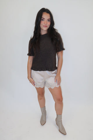 A Little Something Ruffle Sweater