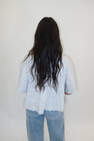 Soft Spoken Pleated Sweater