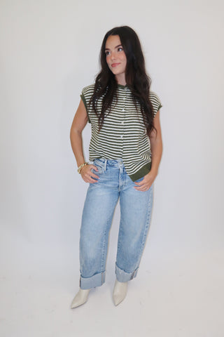 Just Because Stripe Sweater Vest