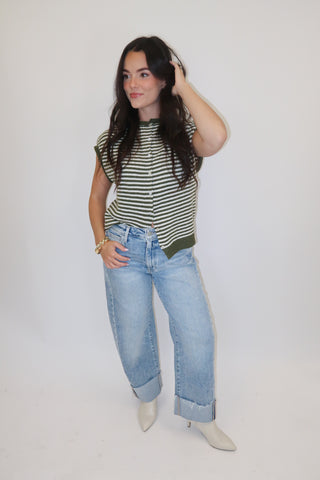 Just Because Stripe Sweater Vest