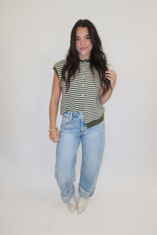 Just Because Stripe Sweater Vest
