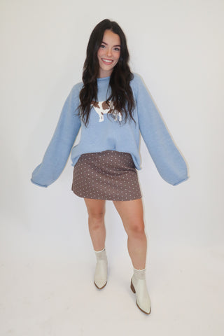 Wild Card Spotted Sweater