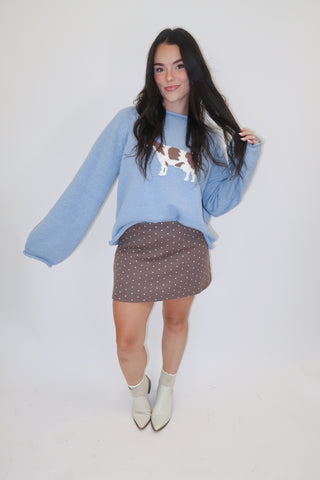 Wild Card Spotted Sweater