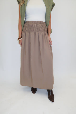 Where We Left Off Midi Skirt