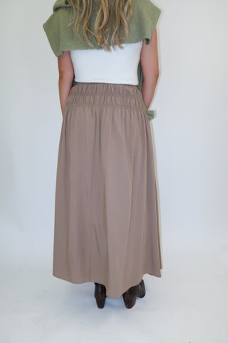 Where We Left Off Midi Skirt