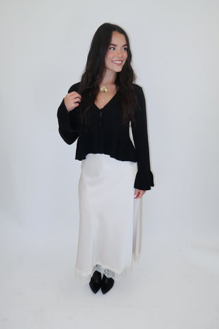 Pretty Please Tie Cardigan