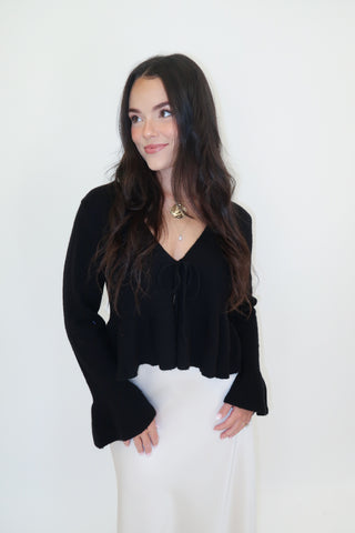 Pretty Please Tie Cardigan