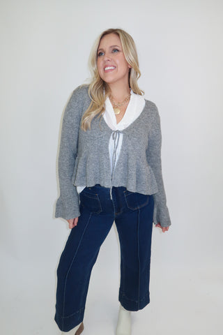 Pretty Please Tie Cardigan