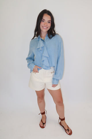 For The Occasion Ruffle Blouse