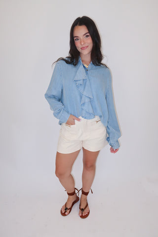 For The Occasion Ruffle Blouse