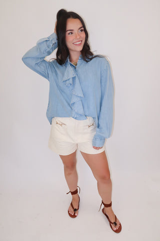 For The Occasion Ruffle Blouse